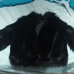 Faux fur jacket